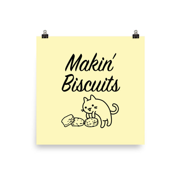 Makin' Biscuits Art Print
