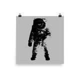 Moon Man Astronaut Art Print Poster