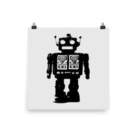 Futuristic Robot Art Print