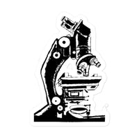 Vintage Scientific Microscope Sticker