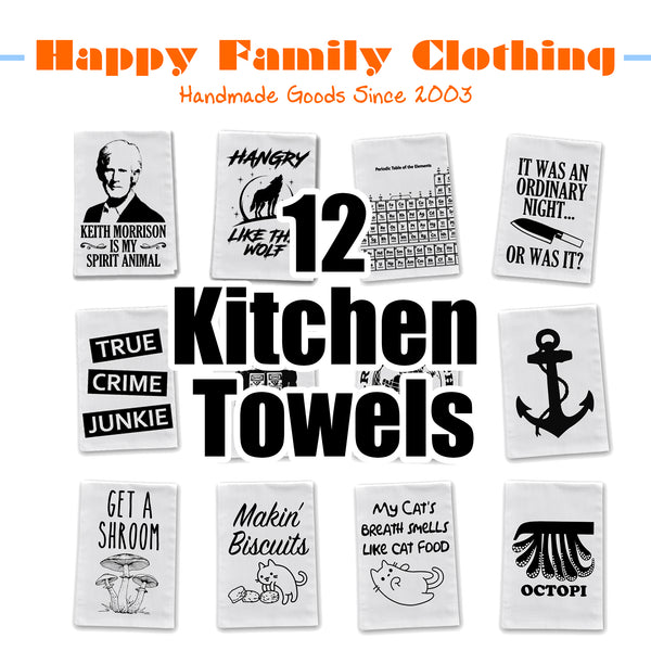 Wholesale Batch - 12 Kitchen Towels