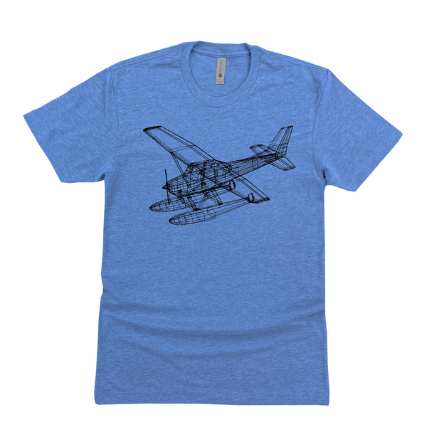 Seaplane 3D Graphic Tee Unisex T-Shirt