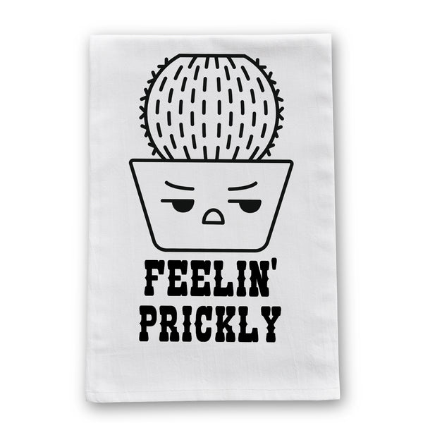 Feelin' Prickly Funny Cactus House Plant Kitchen Towel
