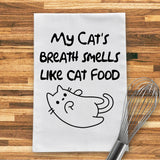 My Cat's Breath Smells Like Cat Food Kitchen Towel