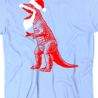 Santasaurus Rex The Last Man on Earth Santa T-Rex Unisex T-Shirt
