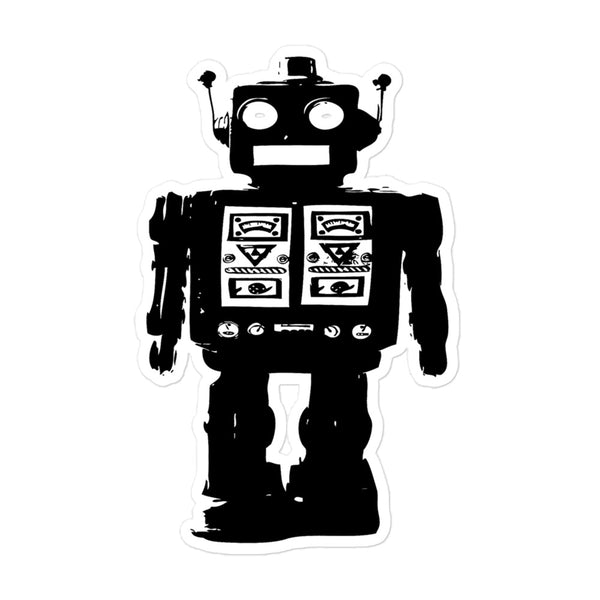 Futuristic Robot Geeky Sticker